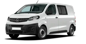 Renting Opel Vivaro Doble Cabina 6 plazas Talla M 120cv